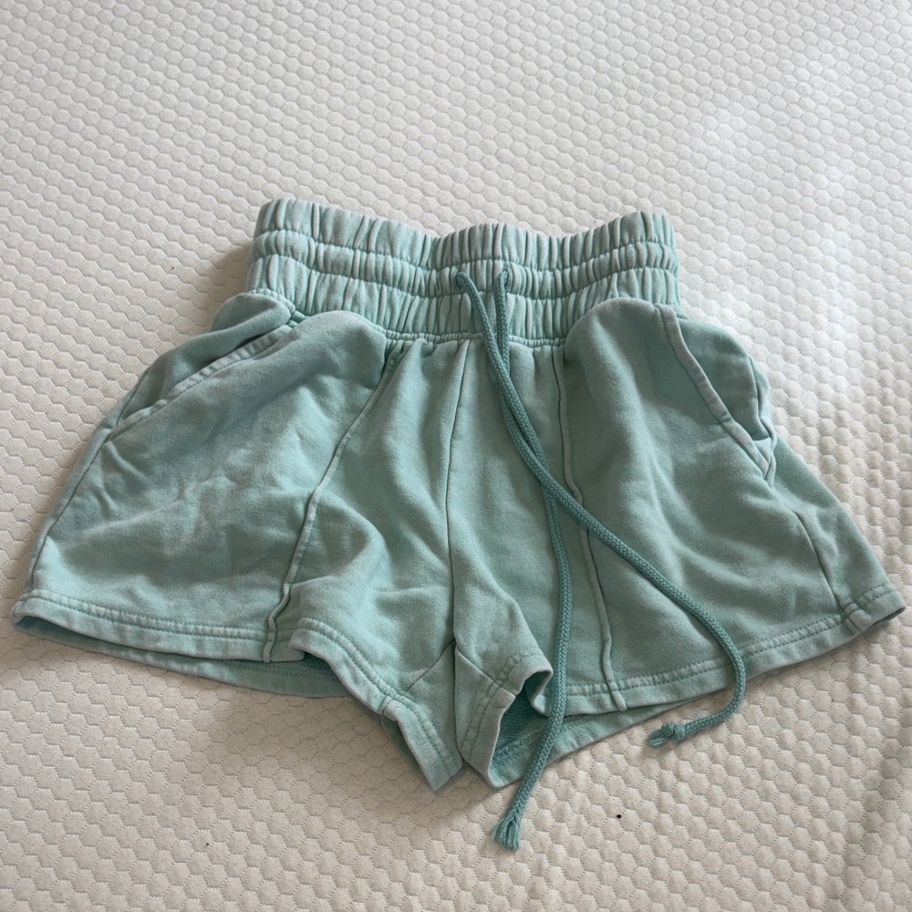 Light Mint Women's Drawstring Lounge Shorts
